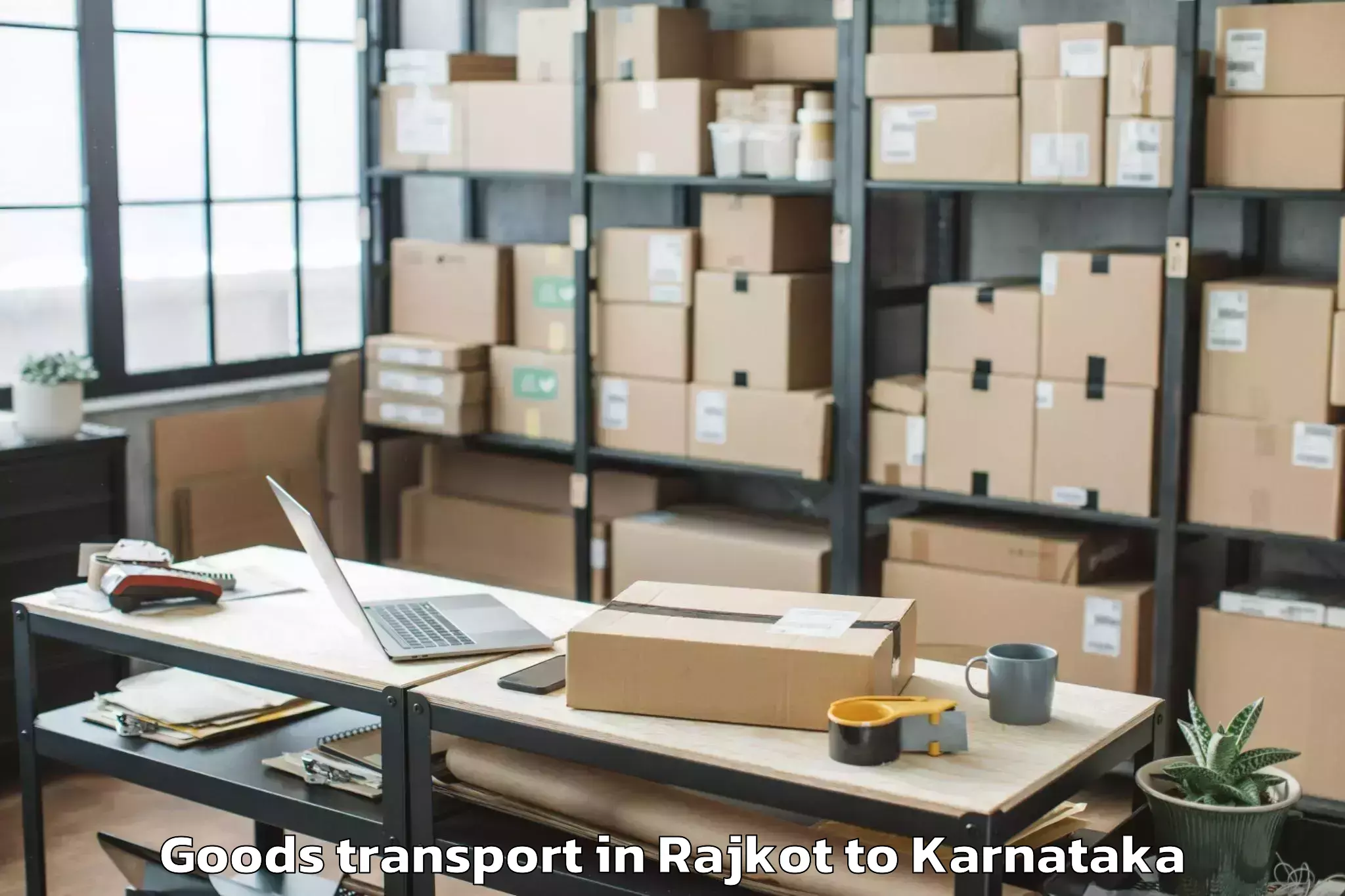 Comprehensive Rajkot to Hukeri Goods Transport